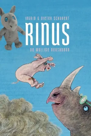 Rinus, de wollige neushoorn met knuffel Gratis Retour