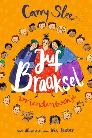 Merkproduct Juf Braaksel vriendenboekje
