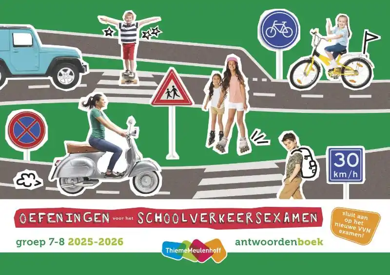 Schoolverkeersexamen 2025-2026 – Antwoordenboek groep 7-8 Aanbieding