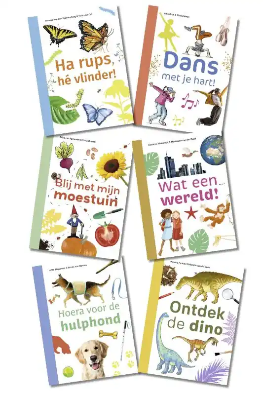Alleen Vandaag Pakket ik lees informatief AVI M4 (6 titels)