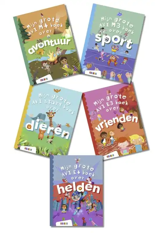 Aanbieding Pakket Mijn grote AVI boeken (5 titels)