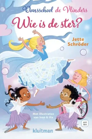Dansschool de Vlinders. Wie is de ster? Op = Op