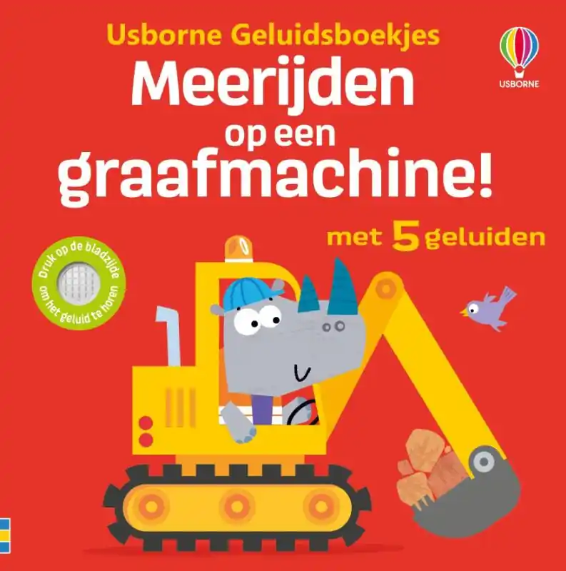 Hoge Kwaliteit Meerijden op een graafmachine!