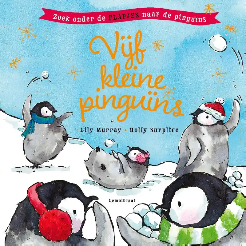 Direct Verzonden Vijf kleine pinguïns