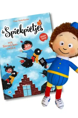 De spiekpietjes, pakket een Sinterklaastraditie + spiekpietje Bob Flitsaanbieding