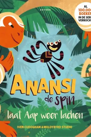 Anansi de spin laat Aap weer lachen Gecertificeerd