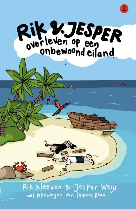 Gecertificeerd Rik en Jesper overleven op een onbewoond eiland