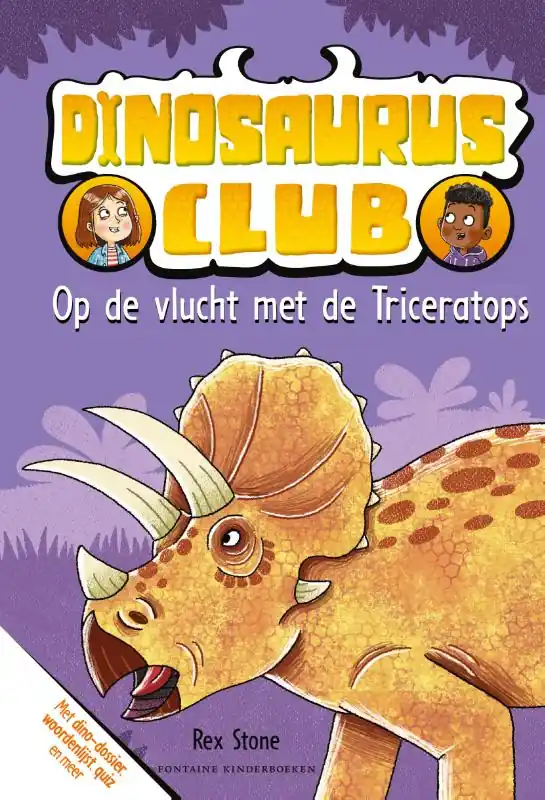 Premium Op de vlucht met de Triceratops