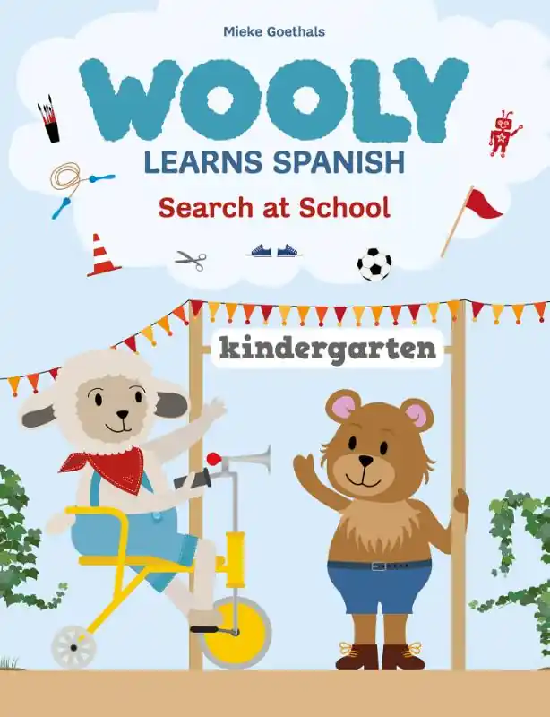Wooly learns Spanish. Search at School Hete Deal