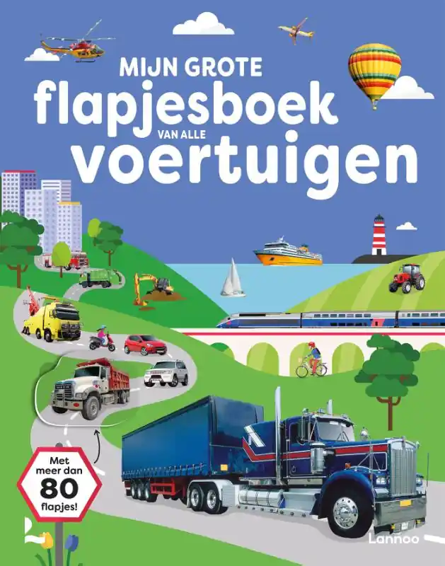 Seizoensaanbieding Mijn grote flapjesboek van alle voertuigen