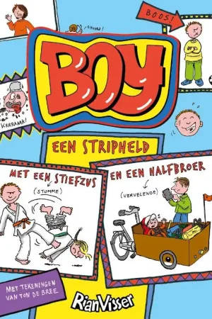 Boy, een stripheld met een stiefzus en een halfbroer Betaalbaar