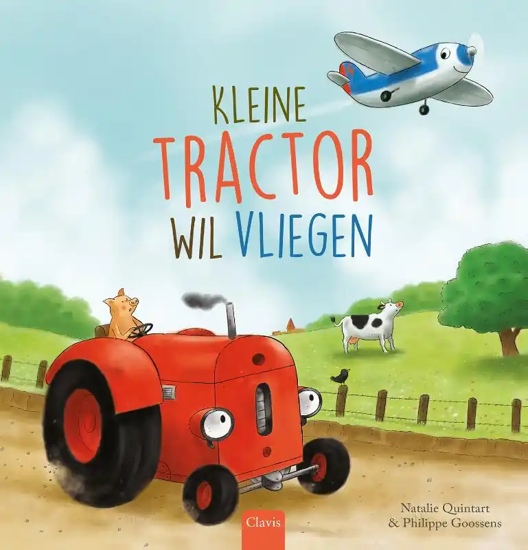 Kleine tractor wil vliegen Aanbieding