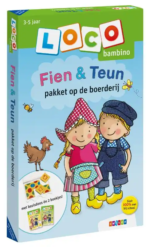 Bestseller Loco bambino pakket Fien & Teun op de boerderij