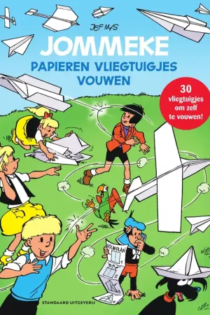 Favoriet Papieren vliegtuigjes vouwen met Jommeke