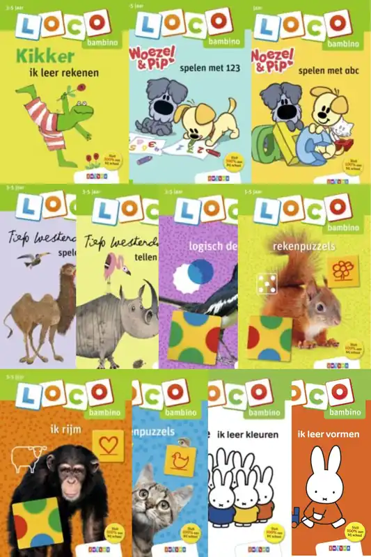 Pakket LOCO bambino voor kinderdagverblijven en kleuterklassen Bestseller