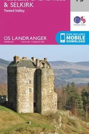 LR-073 Peebles, Galashiels | topografische wandelkaart Premium