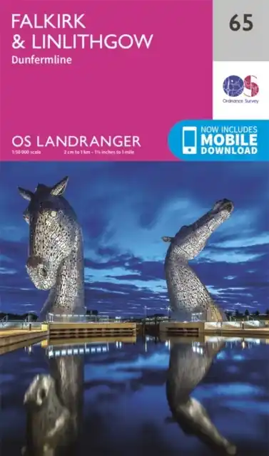 LR-065 Falkirk + West Lothian | topografische wandelkaart Gratis Retour