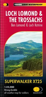 Direct Verzonden wandelkaart Loch Lomond + the Trossachs 1:25.000