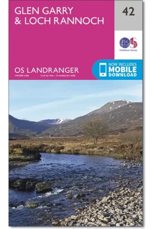 Gecertificeerd LR-042 Glen Garry, Loch Rannoch | topografische wandelkaart