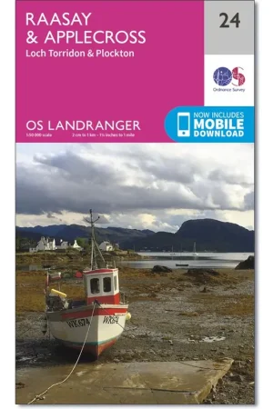 Korting LR-024  Raasay, Applecross, Loch Torridon,Plockto | topografische wandelkaart