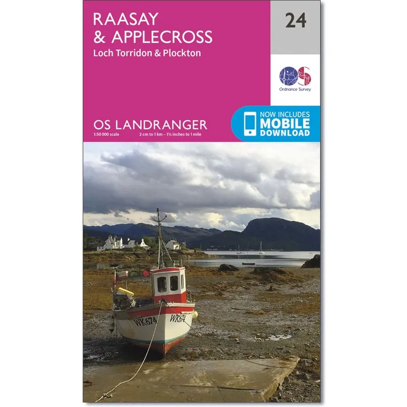 Korting LR-024 Raasay, Applecross, Loch Torridon,Plockto | topografische wandelkaart