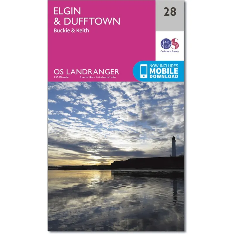LR-028 Elgin, Dufftown | topografische wandelkaart Gecertificeerd