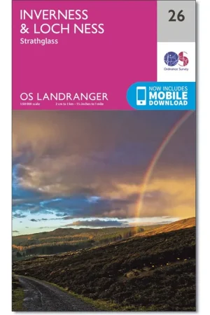 LR-026 Inverness + Strathglass | topografische wandelkaart Koop Online