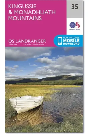 LR-035  Kingussie + Monadhliath Mts. | topografische wandelkaart Tijdelijk Beschikbaar