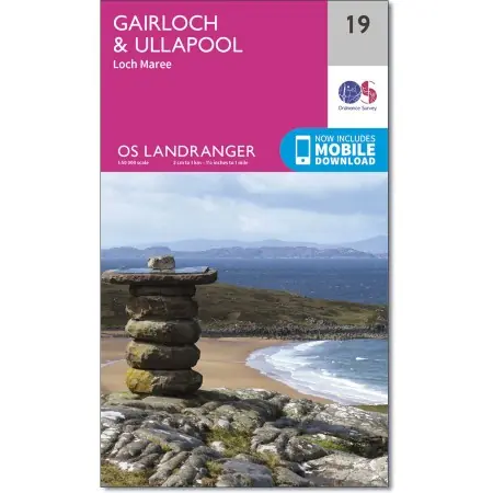 LR-019 Gariloch + Ullapool Area, Loch Maree | topografische wandelkaart Finale Uitverkoop