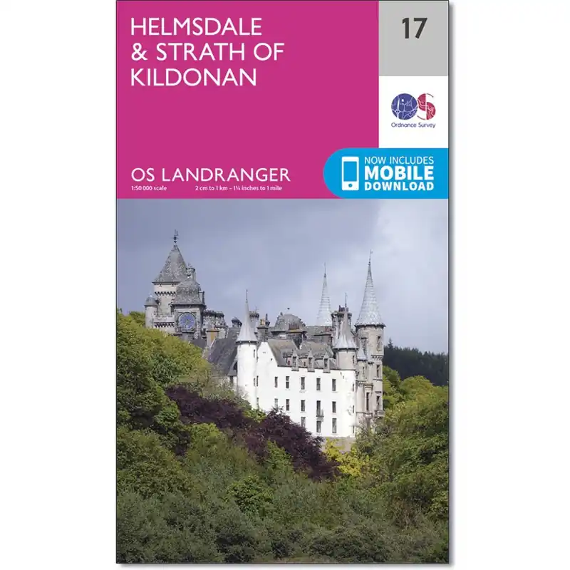 Premium LR-017 Helmsdale + Strath of Kildonan | topografische wandelkaart