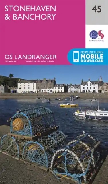 Populair LR-045 Stonehaven, Banchory | topografische wandelkaart