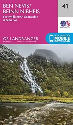 Exclusieve Aanbieding LR-041 Ben Nevis, Fort William & Glen Coe | topografische wandelkaart