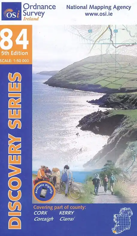 DM-84 (parts of counties Cork, Kerry) | wandelkaart Op = Op