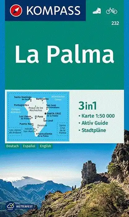 Kompass wandelkaart KP-232 La Palma 1:50.000 Speciale Aanbieding