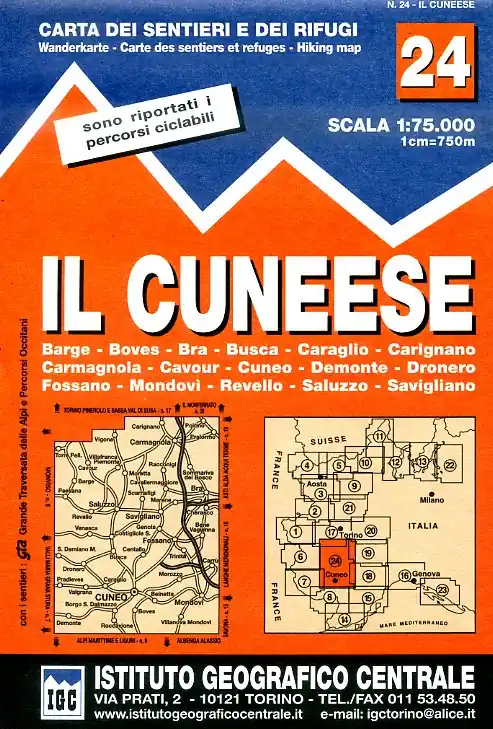 Betaalbaar IGC-24 Il Cuneese 1:75.000