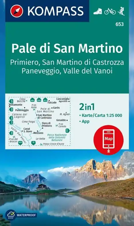 Kompass wandelkaart KP-653 Pienza - Montalcino - Monte Amiata 1:50.000 Goedkoop