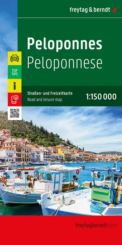 Peloponnesos | autokaart, wegenkaart 1:150.000 Hete Deal