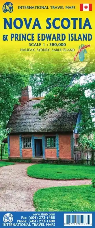 Nu Kopen ITM Nova Scotia | landkaart, autokaart 1:380.000