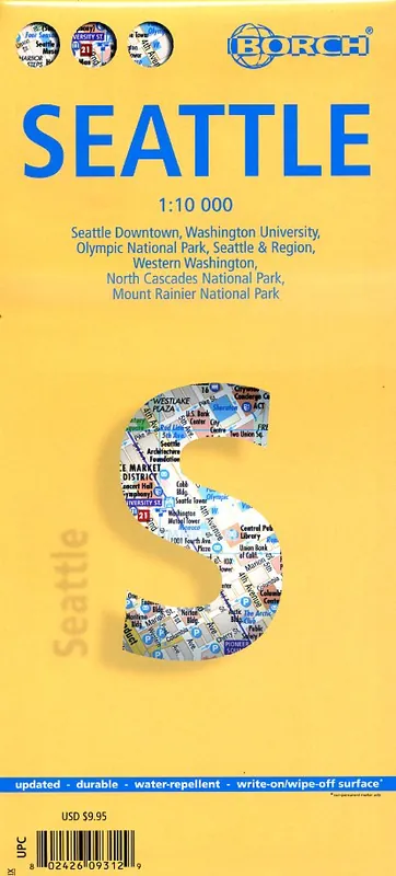 Weekendaanbieding Seattle 1:10.000 | stadsplattegrond