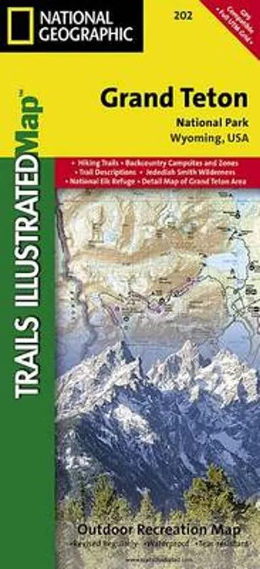 Weekendaanbieding TI202 Grand Teton National Park 1:78.000
