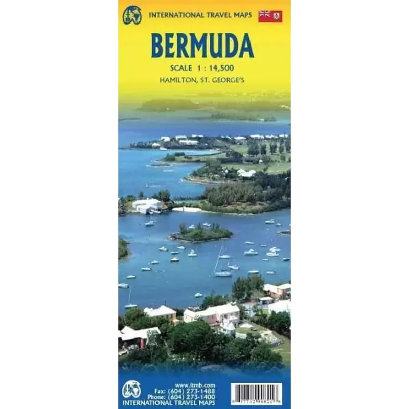 ITM Bermuda | wandelkaart, autokaart 1:14.500 Actieprijs