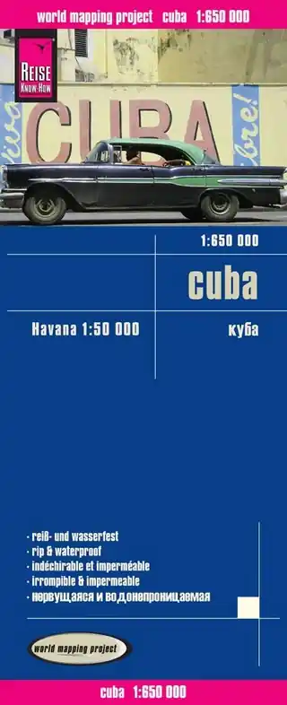 Cuba landkaart, wegenkaart 1:650.000 Express Levering