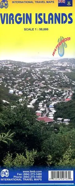 ITM Virgin Islands | wandelkaart, autokaart 1:50.000 Hete Deal
