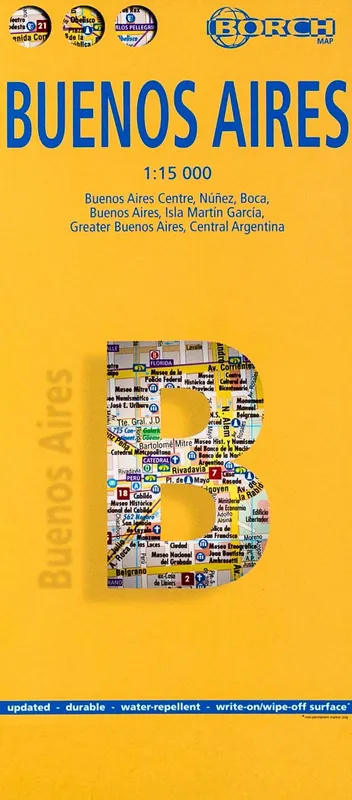 Buenos Aires 1:15.000 | stadsplattegrond Op = Op