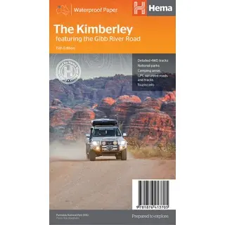 Dagaanbieding Kimberley | overzichtskaart 1:1milj. + inzetten