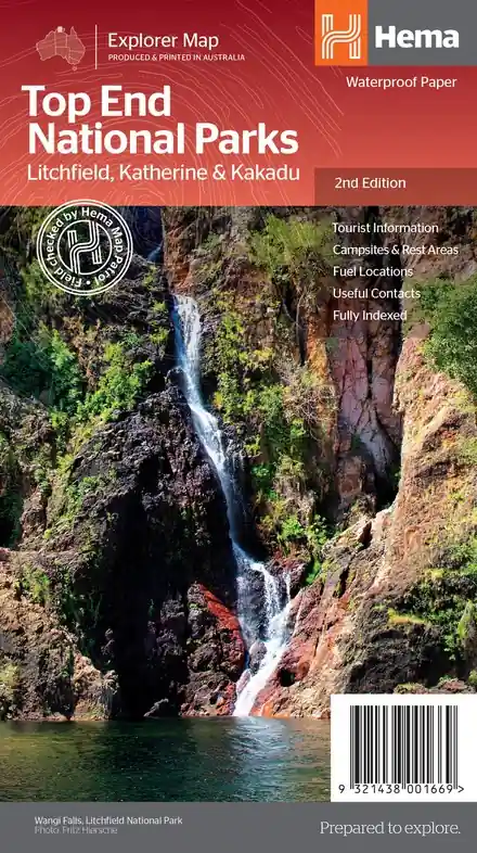 Koop Vandaag Top End National Parks: Kakadu, Katherin, Litchfield 1:350.000