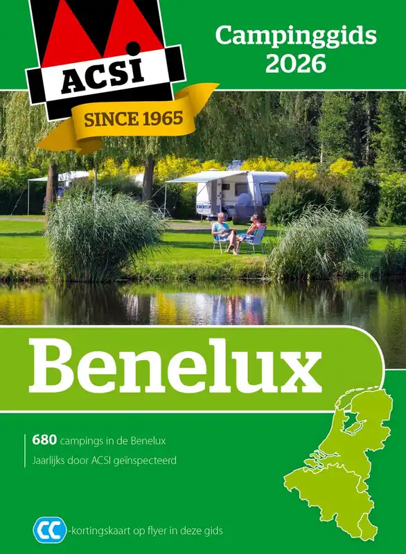 ACSI campinggids Benelux 2026 Gratis Verzending