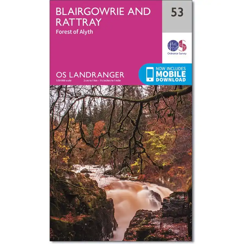 LR-053 Blairgowrie | topografische wandelkaart Korting