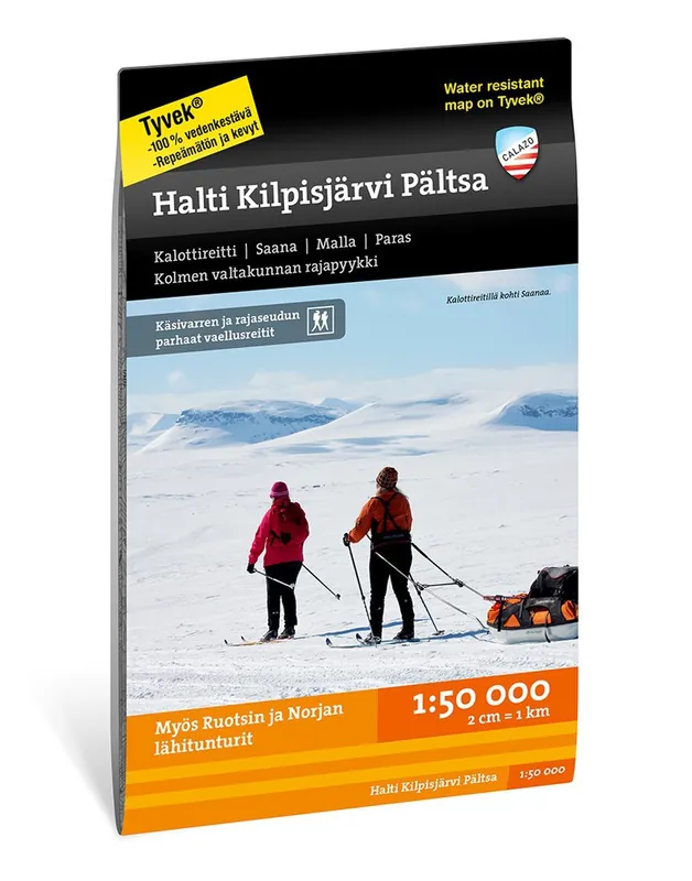 Weekendaanbieding CAL-011 Halti, Kilpisjärvi, Pältsa wandelkaart 1:50.000