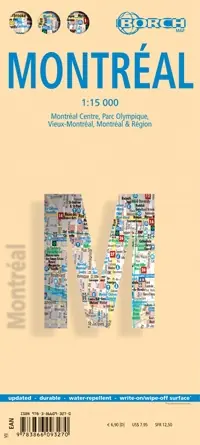 Montreal Map 1:15.000 | stadsplattegrond Merkproduct